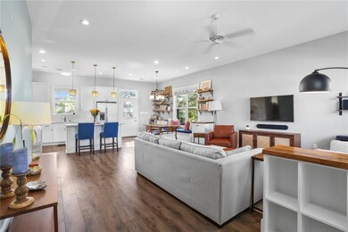 Spacious and Bright Living and Kitchen
