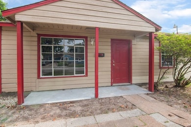 Front covered porch,