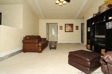 View of front entry area.