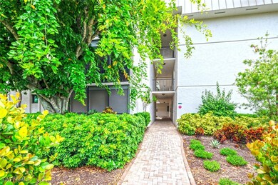 Beautiful pavered walkway to use for a short walk to reserved parking.  To the left is the lanai for A19.  Notice lush landscaping.