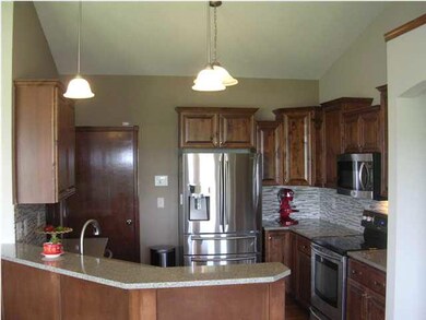 Vaulted Ceiling in Kitchen, Updated Quartz Counter