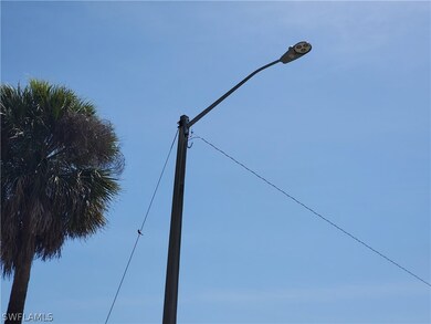 Streetlight at property's edge!