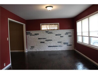 living room with beautiful focal wall