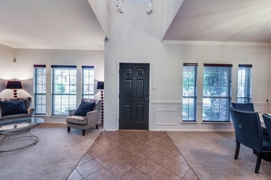 View showing living and dining as you enter