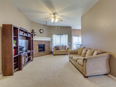 Nice corner fireplace
