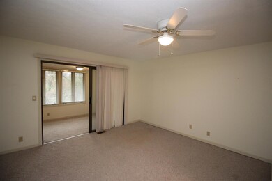View of the master leading out to the sun room