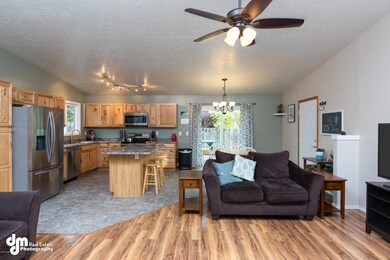 Open Living/Kitchen/Dining