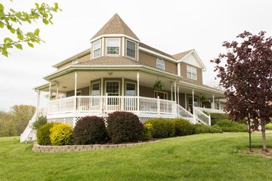 Wrap-around porch