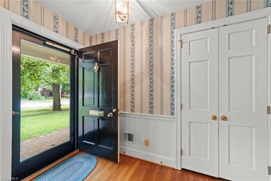 Welcoming wide foyer...