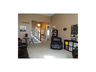 View to entry and master bedroom on right