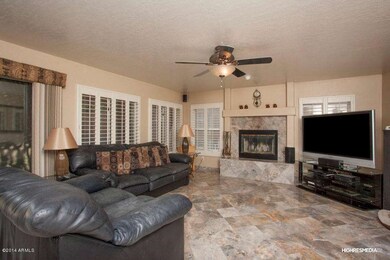 View of family room from the kitchen