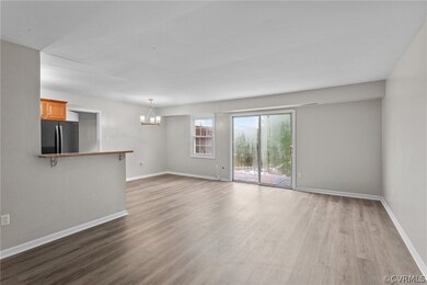 Open LR, kitchen and dining area