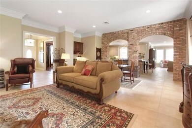 Living Room  w/ View Into Kitchen