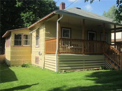 Front porch with side porch coming off kitchen.