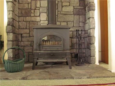 Fireplace.