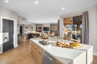 Kitchen towards living room