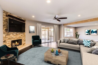 Staged Great Room Saddleback