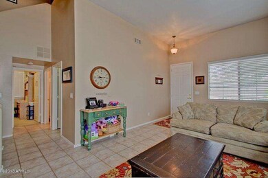 Vaulted ceilings provide open space