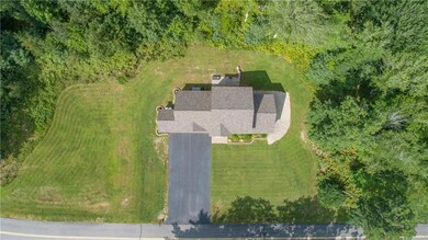 Aerial view of property highlighting...