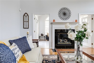 Living Room with Fireplace