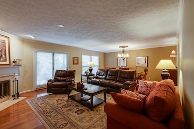 Living Room with Fireplace