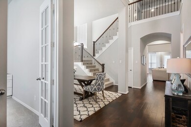 Inviting entryway. To the left is your Private Home Office and Formal Dining room.