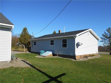 Rear of home