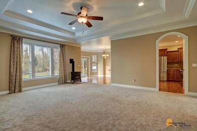Living Area w/Ceiling Fan