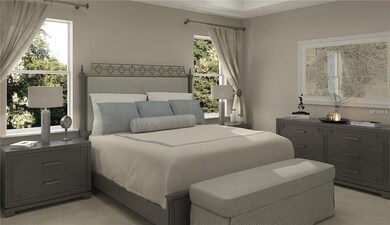 Master Bedroom - Image of furnished model