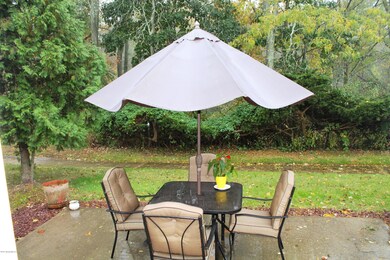 Private Patio Back to Woods