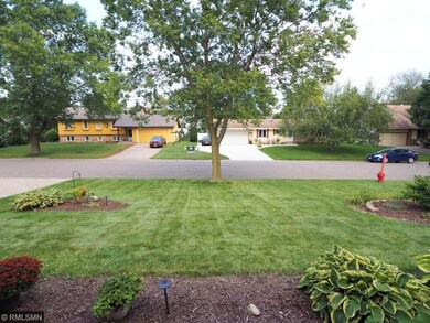 View from kitchen and dining window