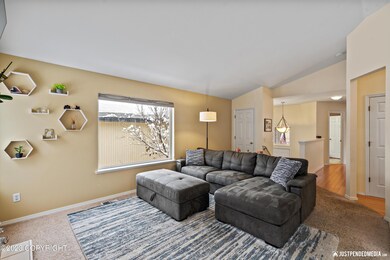 Upstairs living