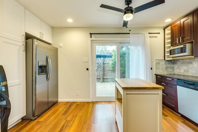 Kitchen featuring appliances with stainless steel
