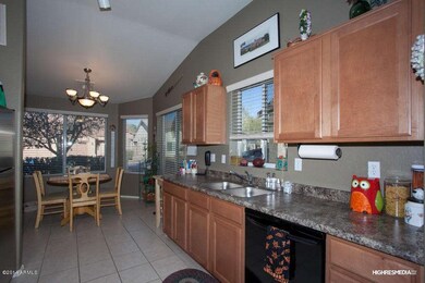 Kitchen with updated cabinets