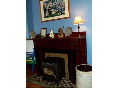 Living Room. Pellet fireplace in living room