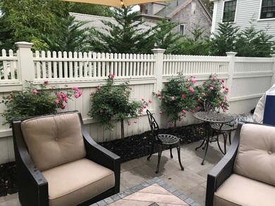 fenced patio off mudroom to kitchen offers great o