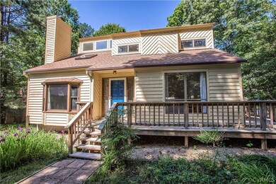 Lots of windows and a wonderful wrap-around deck.
