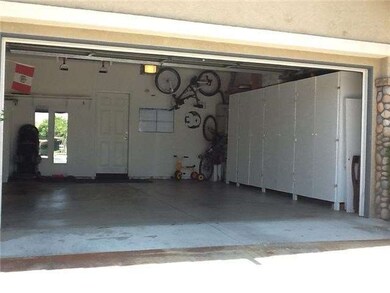 2 car attached garage with plenty of storage cabin