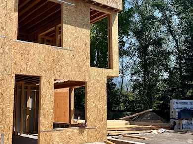 View of side of property with stucco siding