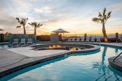 ZV Pool Photos Swim Fire pit with sunset