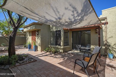 Side brick patio