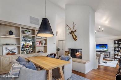 Dining & 2 Way Fireplace