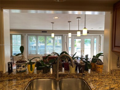 View from sink