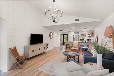 Family room with TV open concept