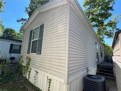 Rear of property