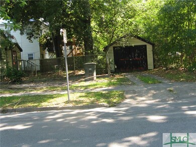 Detached garage and Rear Yard view