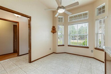 Dining area featuring healthy amount of natural li