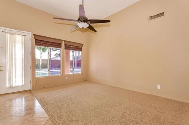Family room with view of pool