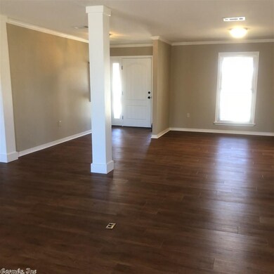 Looking toward the front entry and dining