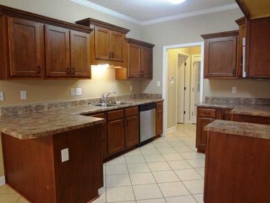 Laundry room and garage off kitchen